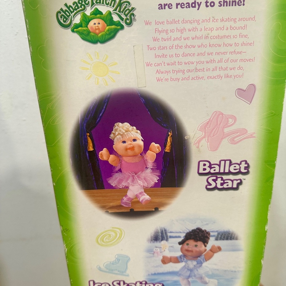 Rare...New In Box 2001 Cabbage Patch Kids Ice Skating Star Doll - Picture 4 of 6